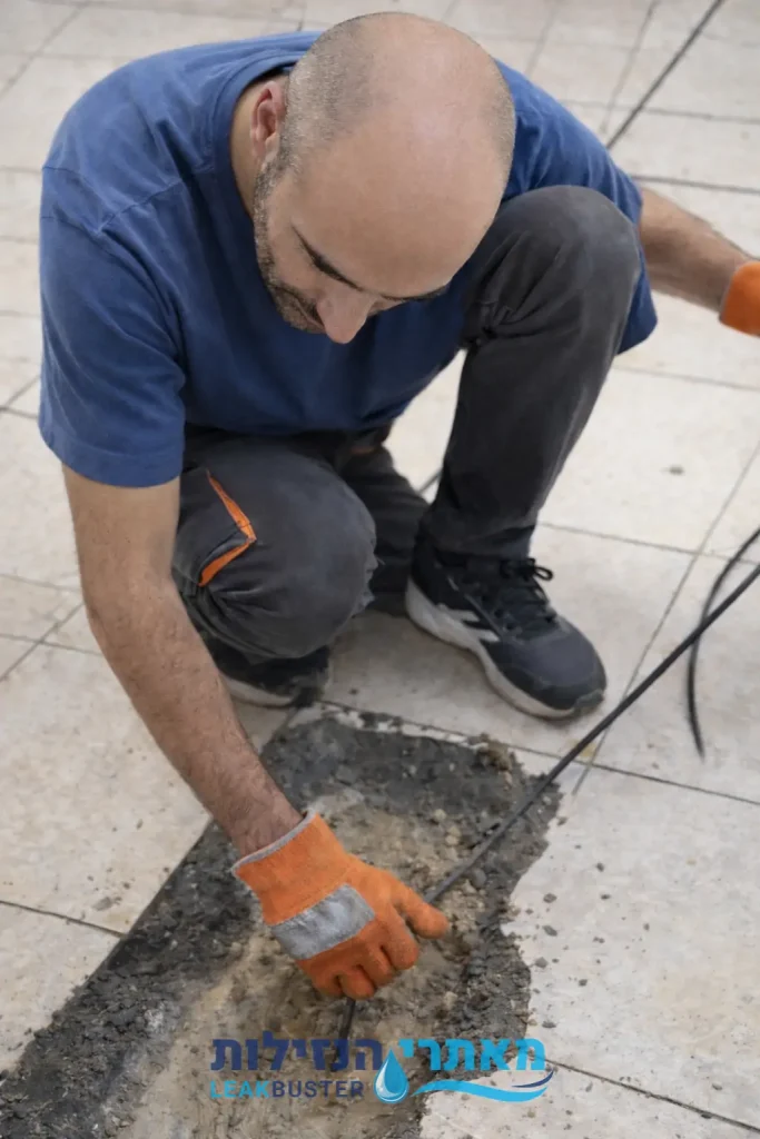 איתור נזילה בבית